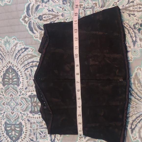 Daisy Corsets Underbust Black Lace Floral Tie up and Zip corset NWT Valentine's - Picture 6 of 7